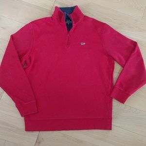 Vineyard Vine Red Blue Pullover Small